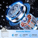 300W Commercial Ice Crusher with Dual Blades and Safety Switch