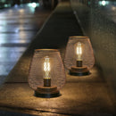 6.7" Tall Battery Powered Outdoor Table Lamp