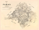 Vintage Map of Comal County, Texas 1879