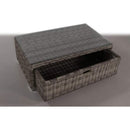 Glass Outdoor Coffee Table - Gray Mix by HouseOfZazla
