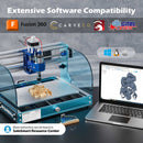 3018-PROVer V2 Desktop CNC Router Kit, Semi Assembled For Entry Level User