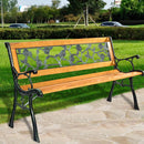49 1/2 Inch Patio Park Garden Porch Chair Bench by LJGDeals