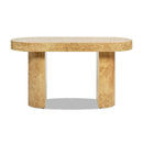 Jesse - Single Drawer Oval Computer Desk