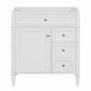 Bathroom Vanity With 2 Drawers And Tip-Out Drawer, Storage Cabinet by HouseOfZazla