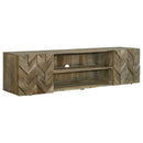 Jessie - 2 Door TV Stand - Brown by HouseOfZazla