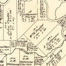 Vintage Map of Fayette County, Texas 1879