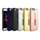 Finger Strap Phone Case for iPhone  8 Drop-prot ection Finger Ring Rugged Phone Case with Kickstand Dual Layer Case