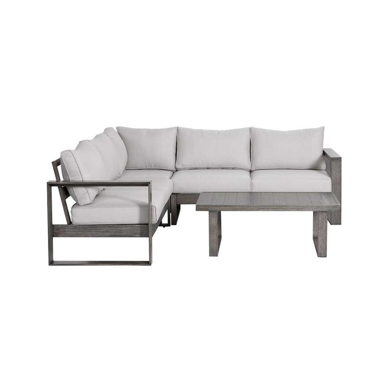 Walsh 4-Piece Aluminum Sectional Sofa Set, photo 3 of 19
