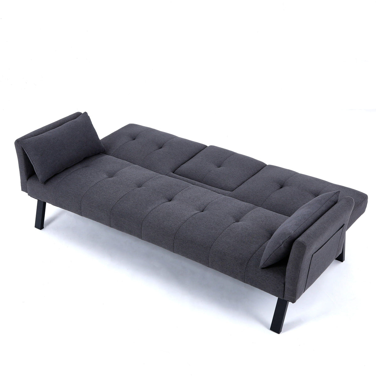 Sofa Bed With Foldable Design And Cup Holder, photo 39 of 40