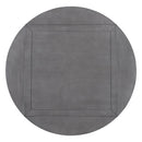 5-Piece Counter Height Dining Table Set in 2 Table Sizes with 4 Folding Leaves and 4 Upholstered Chairs for Dining Room (Gray+Beige Cushion)