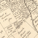 Vintage Map of Navarro County, Texas 1880