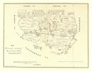 Vintage Map of Orange County, Texas 1880