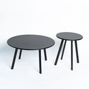 2-Piece Round Nesting Coffee Table Set, Modern by HouseOfZazla