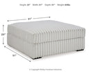 Stupendous - Oversized Accent Ottoman - Alloy