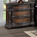 3 Drawers Nightstand - Brown / Cherry by Unique Piece Furniture