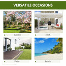 2-Person Wooden Garden Bench, Outdoor Wagon Wheel Porch Bench for Backyard Garden, Support 550 LBS, Rustic Country Style Patio Furniture, Brown