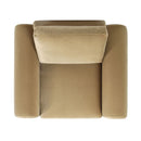 Mason - Arched Arm Chair - Camel Brown Beige by HouseOfZazla