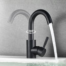 GobekUsa 304 Stainless Steel Rotating Bathroom Sink Faucet