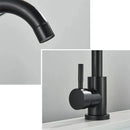 GobekUsa 304 Stainless Steel Rotating Bathroom Sink Faucet