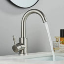 GobekUsa 304 Stainless Steel Rotating Bathroom Sink Faucet