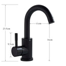 GobekUsa 304 Stainless Steel Rotating Bathroom Sink Faucet