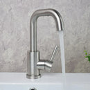 GobekUsa 304 Stainless Steel Rotating Bathroom Sink Faucet