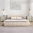 Elegant Chenille Upholstered Bed