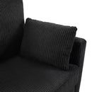 Sleeper Sofa With Foldable Mattress, USB Ports, Side Table & Storage Pocket