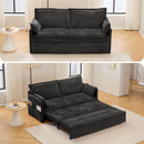 Pull Out Sofa Bed, Convertible Sleeper Sofa Couch, Side Storage, And USB / C - Type Charging Ports Chair by Unique Piece Furniture