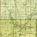 Vintage Map of Champaign County, Ohio 1894