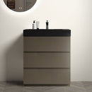 Alice - Bathroom Vanity With Sink, Large Storage Freestanding Bathroom Vanity For Modern Bathroom, One-Piece Sink Basin Without Drain And Faucet by HouseOfZazla