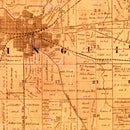 Vintage Map of Clarke County, Ohio 1859