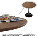 Mid-Century Round Dining Table With Pedestal Base For 2 - 4 People by HouseOfZazla