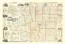 Vintage Map of Franklin County, Ohio 1856