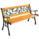 49 1/2 Inch Patio Park Garden Porch Chair Bench by LJGDeals