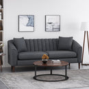 Contemporary 3 Seater Sofa With Accents by HouseOfZazla