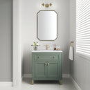 James Martin Chicago 30" Single Bathroom Vanity, Smokey Celadon