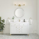 James Martin Chicago 48" Single Bathroom Vanity, Glossy White