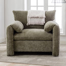 Oversized Accent Single Sofa Lounge Chair - Matcha Green by HouseOfZazla