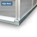 Walk-In Polycarbonate house & Roof Vent, Sliding Doors, Aluminum Hobby Hot House For Outdoor by HouseOfZazla