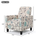 Adjustable Push Back Recliner With Extendable Footrest by Unique Piece Furniture