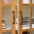 Rustic Style Display Cabinet With Glass Doors For Collectibles by HouseOfZazla