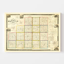Vintage Map of Medina County, Ohio 1857