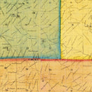 Vintage Map of Monroe County, Ohio 1869