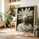 Blind Oracle in Ivory Feathers