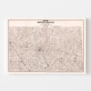 Vintage Map of Seneca County, Ohio 1891