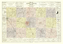 Vintage Map of Seneca County, Ohio 1896