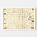 Vintage Map of Trumbull County, Ohio 1856