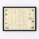 Vintage Map of Trumbull County, Ohio 1856