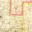 Vintage Map of Floyd County, Indiana 1882